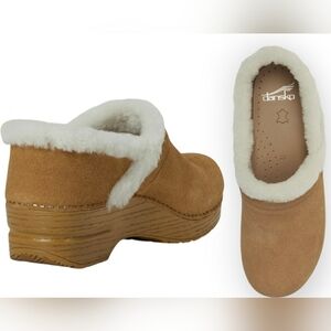 Dansko 11 41 Suede Wool Shearling Artisy Cottagecore Farmhouse Grandmacore New